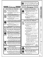 Предварительный просмотр 3 страницы Mitsubishi Electric MR-LX630EM Operating Instructions Manual