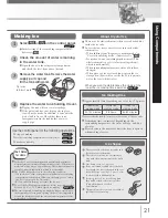 Preview for 21 page of Mitsubishi Electric MR-S45N Operating Instructions Manual