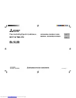 Mitsubishi Electric Mr.Slim MCF-18TN Operating Instructions Manual предпросмотр