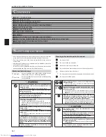 Preview for 2 page of Mitsubishi Electric Mr.Slim MFZ-KA09NA Operating Instructions Manual