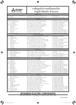 Предварительный просмотр 20 страницы Mitsubishi Electric Mr.Slim MS-GK36VA Operating Instructions Manual