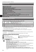 Preview for 2 page of Mitsubishi Electric Mr. SLIM MS-JR10VF Operating Instructions Manual