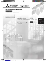 Mitsubishi Electric Mr.Slim MS-SGH09VC Operating Instructions Manual preview