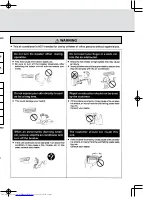 Предварительный просмотр 4 страницы Mitsubishi Electric Mr.Slim MS09TW Operating Instructions Manual