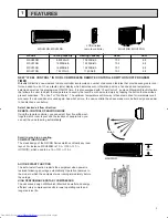 Предварительный просмотр 3 страницы Mitsubishi Electric Mr. Slim MSH09NW Service Manual