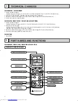 Предварительный просмотр 4 страницы Mitsubishi Electric Mr. Slim MSH09NW Service Manual