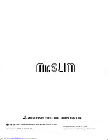 Предварительный просмотр 76 страницы Mitsubishi Electric Mr. Slim MSH09NW Service Manual