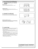 Предварительный просмотр 8 страницы Mitsubishi Electric Mr. Slim MSY-A15NA Installation Manual