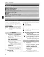 Предварительный просмотр 2 страницы Mitsubishi Electric Mr. Slim MSY-A15NA Operating Instructions Manual