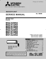 Предварительный просмотр 1 страницы Mitsubishi Electric Mr. Slim MSY-A15NA Service Manual