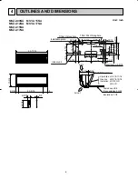 Предварительный просмотр 6 страницы Mitsubishi Electric Mr. Slim MSY-A15NA Service Manual