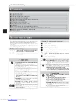 Предварительный просмотр 2 страницы Mitsubishi Electric Mr.Slim MSY-A24NA-1 Operating Instructions Manual