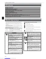 Предварительный просмотр 2 страницы Mitsubishi Electric Mr. Slim MSY-GE09NA Operating Instructions Manual