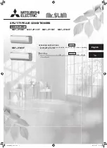 Предварительный просмотр 1 страницы Mitsubishi Electric Mr.SLIM MSY-JP09VF Manual