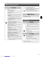 Предварительный просмотр 3 страницы Mitsubishi Electric Mr.Slim MSZ-FD09NA Operating Instructions Manual