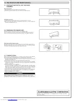 Предварительный просмотр 8 страницы Mitsubishi Electric Mr. Slim MSZ-FE09NA Installation Manual