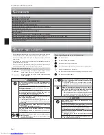 Предварительный просмотр 2 страницы Mitsubishi Electric Mr. Slim MSZ-FE09NA Operating Instructions Manual