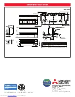 Предварительный просмотр 2 страницы Mitsubishi Electric Mr. Slim MSZ-GE06NA Submittal Data