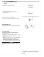 Preview for 8 page of Mitsubishi Electric Mr. Slim MSZ-GE15NA Installation Manual