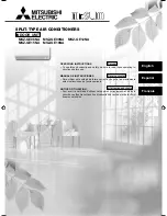 Mitsubishi Electric Mr. Slim MSZ-GE15NA Operating Instructions Manual preview