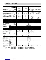 Предварительный просмотр 4 страницы Mitsubishi Electric Mr. Slim MUY-D30NA Service Manual