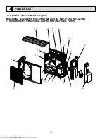 Предварительный просмотр 72 страницы Mitsubishi Electric Mr.Slim MUZ-A17NA Service Manual