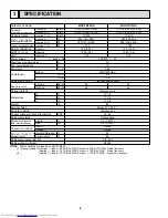 Предварительный просмотр 4 страницы Mitsubishi Electric Mr.Slim MUZ-FD09NA Service Manual