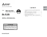 Mitsubishi Electric Mr.Slim MXZ-2A20NA Installation Manual preview