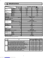 Предварительный просмотр 3 страницы Mitsubishi Electric Mr.Slim MXZ-2B20NA Service Manual