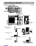 Предварительный просмотр 5 страницы Mitsubishi Electric Mr.Slim MXZ-2B20NA Service Manual