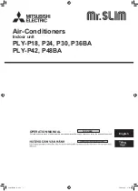 Предварительный просмотр 1 страницы Mitsubishi Electric Mr.SLIM P24 Operation Manual