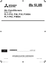 Предварительный просмотр 38 страницы Mitsubishi Electric Mr.SLIM P24 Operation Manual