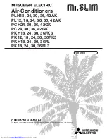 Mitsubishi Electric Mr.Slim PC24 Operation Manual предпросмотр