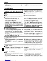 Предварительный просмотр 2 страницы Mitsubishi Electric Mr.Slim PCA-A-KA4 Installation Manual