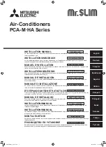 Mitsubishi Electric Mr. SLIm PCA-M HA Series Installation Manual preview