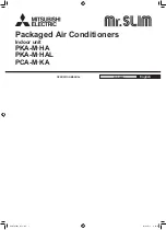 Mitsubishi Electric Mr. SLIM PCA-M-KA Series Operation Manual предпросмотр