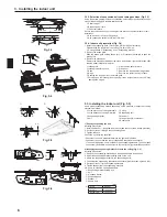 Предварительный просмотр 6 страницы Mitsubishi Electric MR. SLIM PCA-M100KA Installation Manual