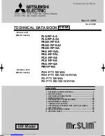 Предварительный просмотр 1 страницы Mitsubishi Electric Mr.Slim PCA-RP GA Technical Data Book