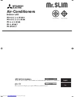 Предварительный просмотр 1 страницы Mitsubishi Electric Mr.SLIM PE-3EAK Operation Manual