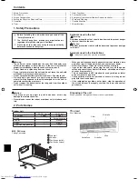 Предварительный просмотр 2 страницы Mitsubishi Electric Mr.SLIM PE-3EAK Operation Manual