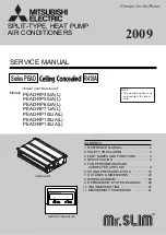 Mitsubishi Electric Mr. SLIM PEAD-RP60JAL Service Manual предпросмотр