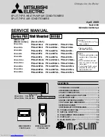 Предварительный просмотр 1 страницы Mitsubishi Electric Mr.SLIM PKA-A12GA Service Manual