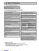 Предварительный просмотр 3 страницы Mitsubishi Electric Mr.SLIM PKA-A12GA Service Manual