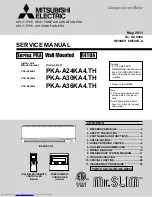 Mitsubishi Electric Mr. Slim PKA-A24KA4 Service Manual предпросмотр