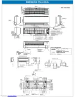 Предварительный просмотр 2 страницы Mitsubishi Electric Mr.Slim pKa-a36Kal Submittal Data