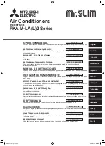 Предварительный просмотр 1 страницы Mitsubishi Electric Mr.SLIM PKA-M-L Series Operation Manual