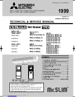 Предварительный просмотр 1 страницы Mitsubishi Electric Mr.Slim PKA-P2.5FAL Technical & Service Manual