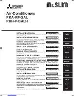 Mitsubishi Electric Mr. Slim PKA-RP-GAL Installation Manual предпросмотр