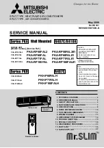 Mitsubishi Electric Mr.Slim PKA-RP100FAL Service Manual предпросмотр