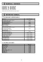 Предварительный просмотр 2 страницы Mitsubishi Electric Mr.Slim PKA-RP100FAL Service Manual